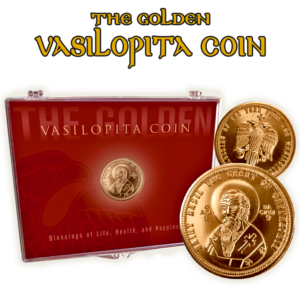 Vasilopita Coin & Display Case